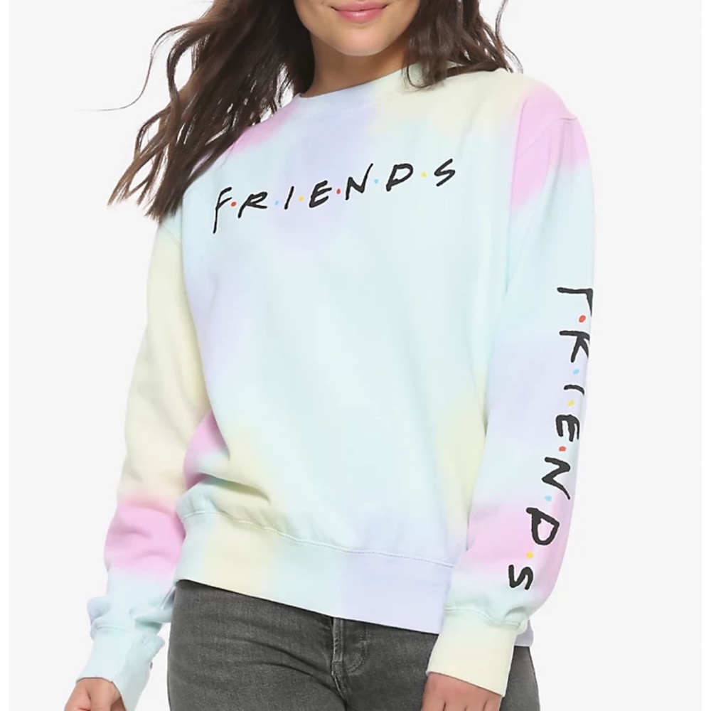 Tie Dye Friends TV Show Sweater